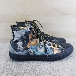 Leather batman converse cheap